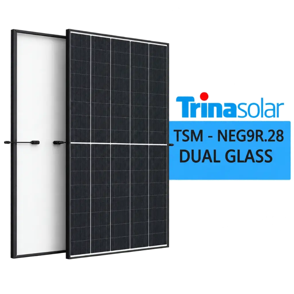 Trina Solar Vertex S+ TSM–NEG9R.28 460W juodu rėmu