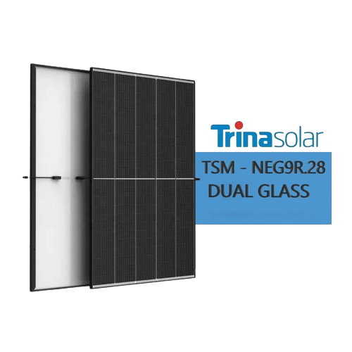 Trina Solar Vertex S+ TSM–NEG9R.28 445W juodu rėmu